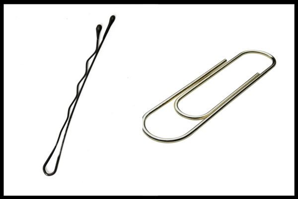 Open Through Paperclip or Bobby Pin