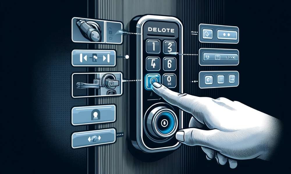 How to Delete Code on Keypad Door Lock?