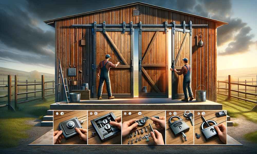 Lock a Sliding Barn Door