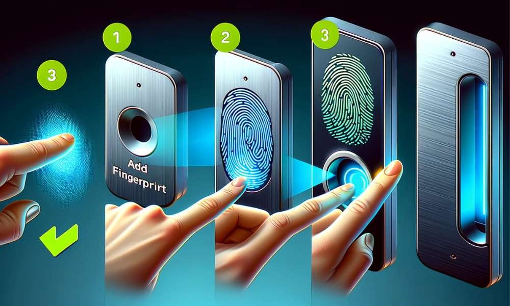 Add fingerprint to door lock