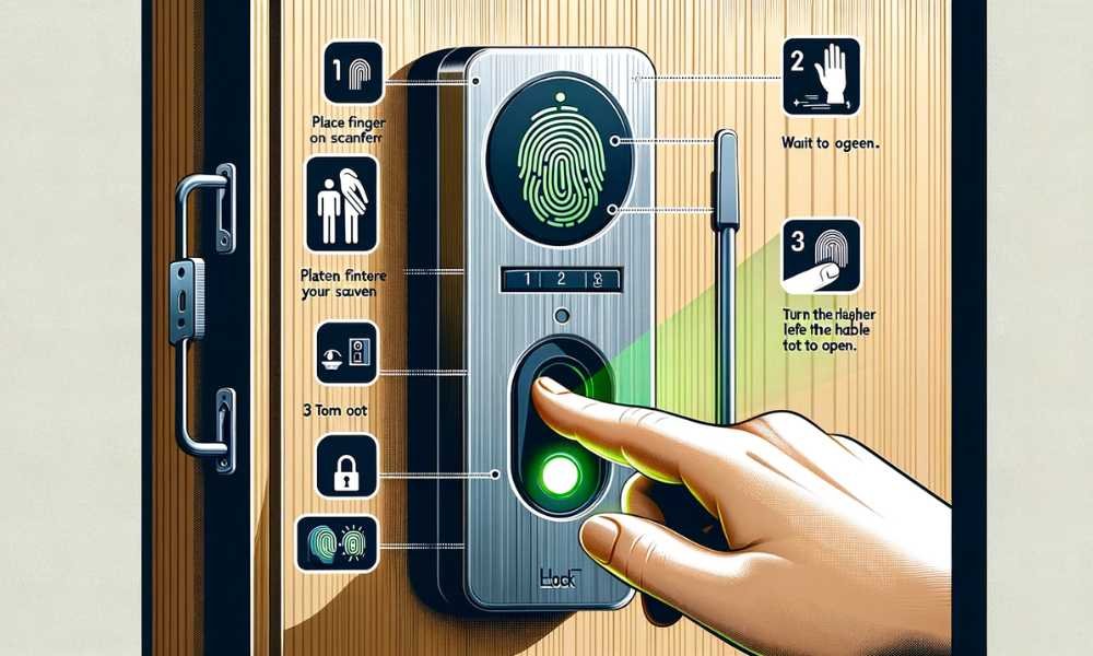 Unlock a Fingerprint Door Lock