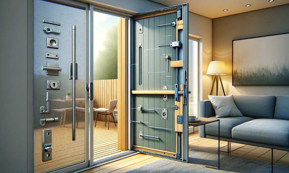 Lock a Sliding Door Without a Lock