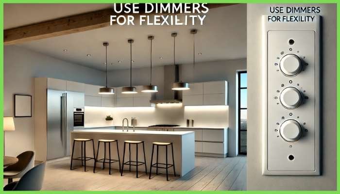 Use Dimmers for Flexibility