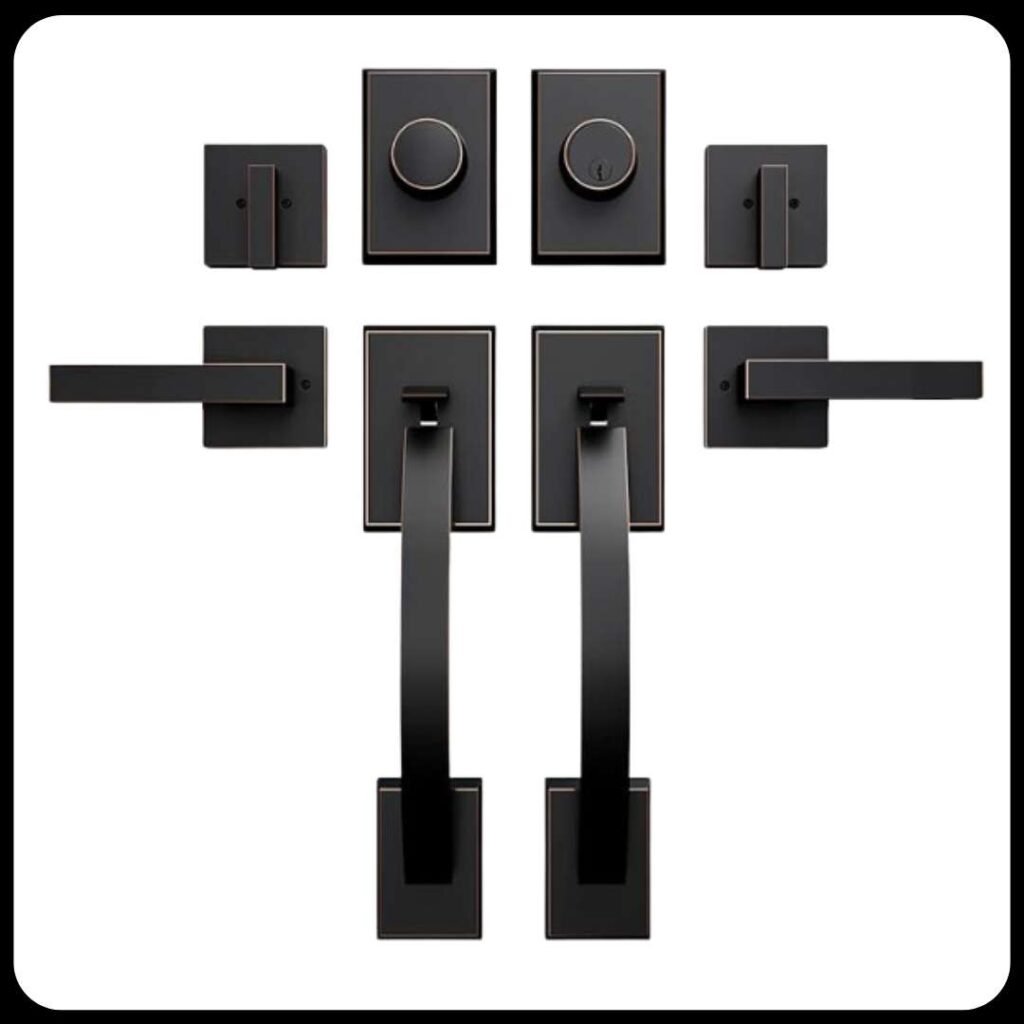 Door Handle Sets Double Front Door Handle Set
