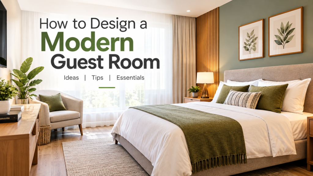 How to Design a Modern Guest Room
